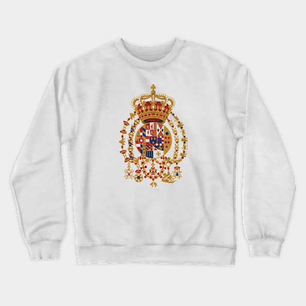 Two Sicilies Antique Flag Crewneck Sweatshirt by ItalianPowerStore